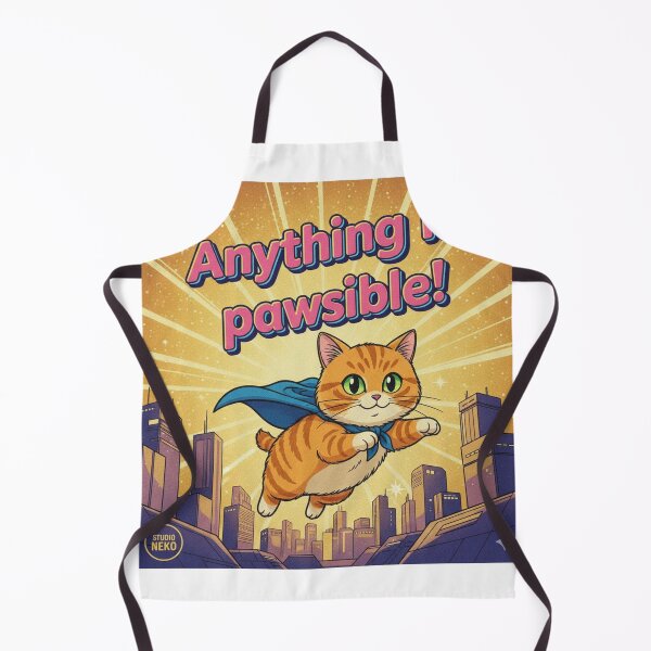 Item preview, "Anything is pawsible!" Orange Cat Funny Design designed and sold by ANIMEX00.