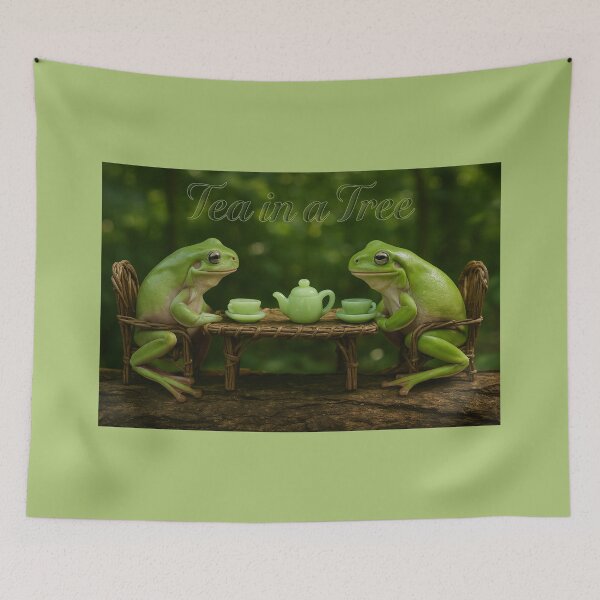 Item preview, Frogs Have Tea in a Tree designed and sold by Tridentulus.