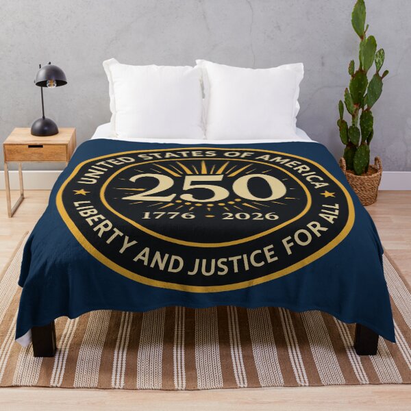 Item preview, USA 250 — United States Semiquincentennial Mission Patch (1776–2026) | Liberty and Justice for All designed and sold by Union & Thread.