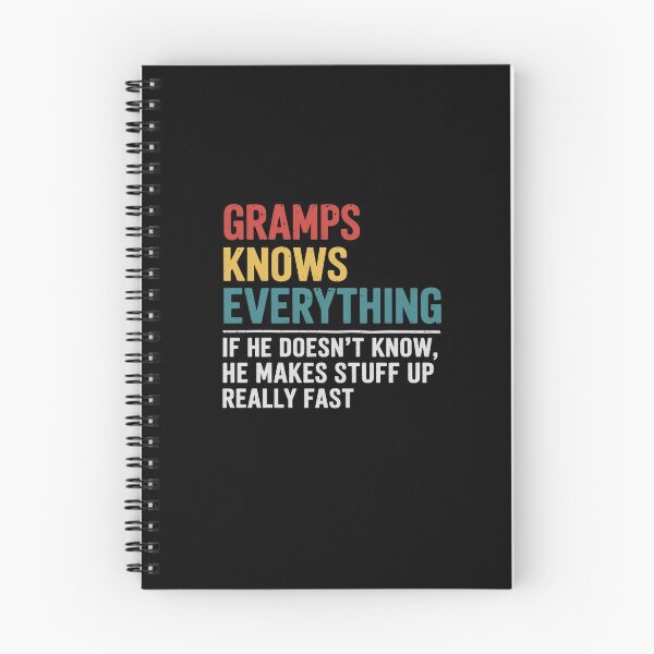 Item preview, Gramps Know Everything Fathers Day for funny grandpa designed and sold by khorbiasieno.