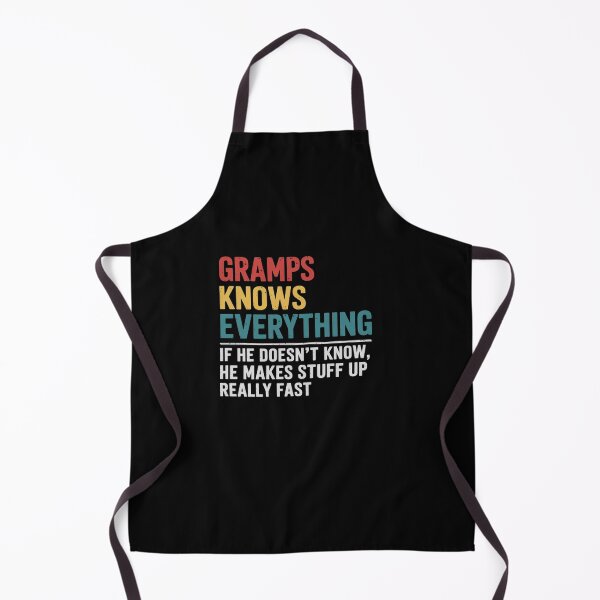 Item preview, Gramps Know Everything Fathers Day for funny grandpa designed and sold by khorbiasieno.