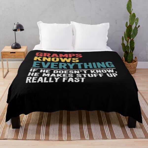 Item preview, Gramps Know Everything Fathers Day for funny grandpa designed and sold by khorbiasieno.