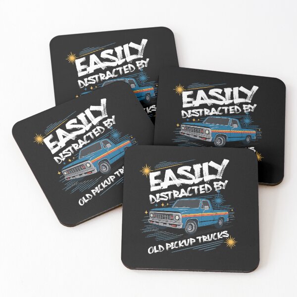 Item preview, Easily Distracted by Old Pickup Trucks designed and sold by LashondaGreen89.