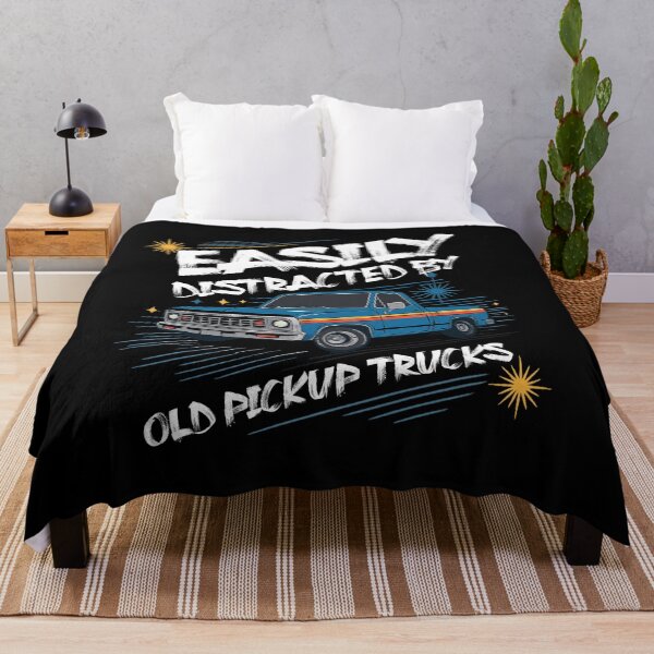 Item preview, Easily Distracted by Old Pickup Trucks designed and sold by LashondaGreen89.