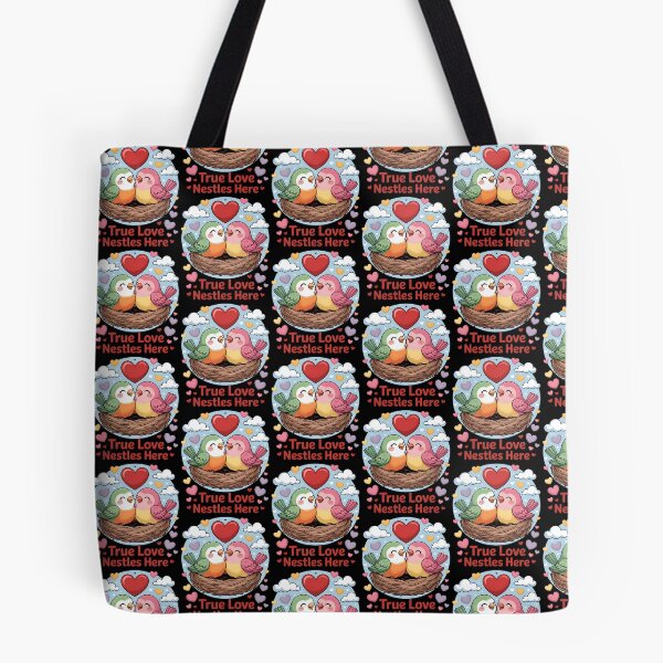 Item preview, True Love Nestles – Sweet Bird Couple Nest designed and sold by Taans-Creation.