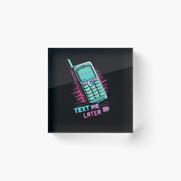 Item preview, Retro '90s Y2K Phone - Text Me Later Aesthetic designed and sold by philippo artworks.