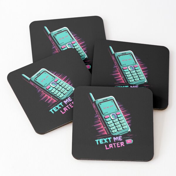 Item preview, Retro '90s Y2K Phone - Text Me Later Aesthetic designed and sold by philippo artworks.