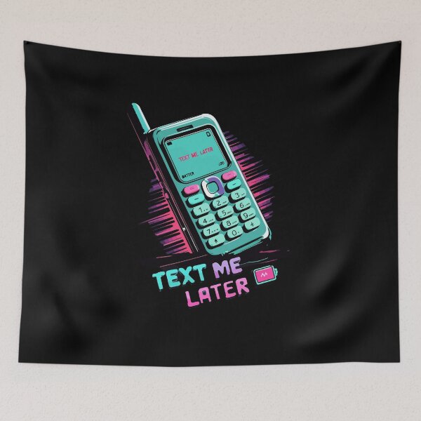 Item preview, Retro '90s Y2K Phone - Text Me Later Aesthetic designed and sold by philippo artworks.