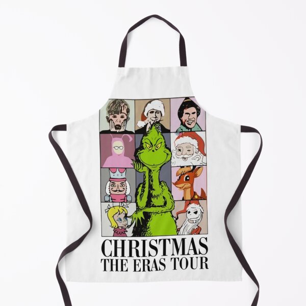 Item preview, Grinch Christmas The Eras Tour | Funny Holiday Character Collage Art designed and sold by Hadley Murphy.