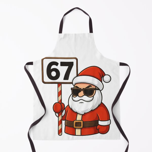 Item preview, Cool Santa Claus Sunglasses Number 67, Funny Christmas Birthday Holiday Sign designed and sold by BancaJone.