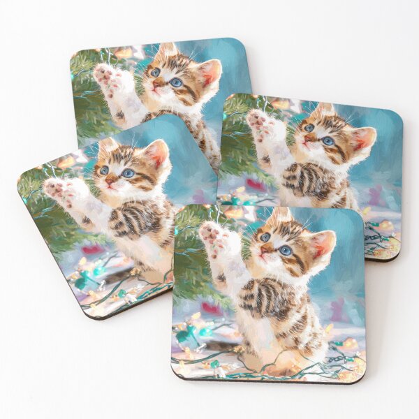 Item preview, Beautiful Christmas Cat designed and sold by scicilysimonee.