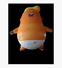 BABY TRUMP BALLOON Photographic Print
