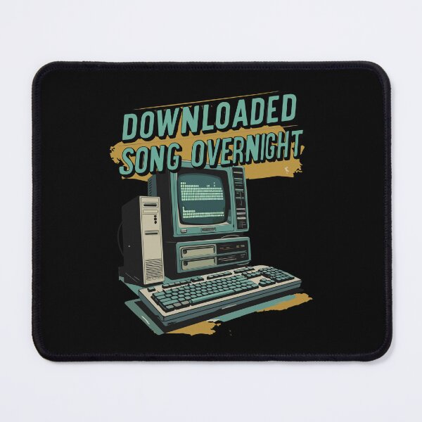 Item preview, Downloaded Song Overnight - Retro 90s Computer Music Nostalgia designed and sold by philippo artworks.