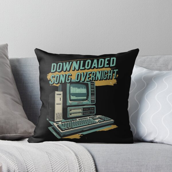 Item preview, Downloaded Song Overnight - Retro 90s Computer Music Nostalgia designed and sold by philippo artworks.