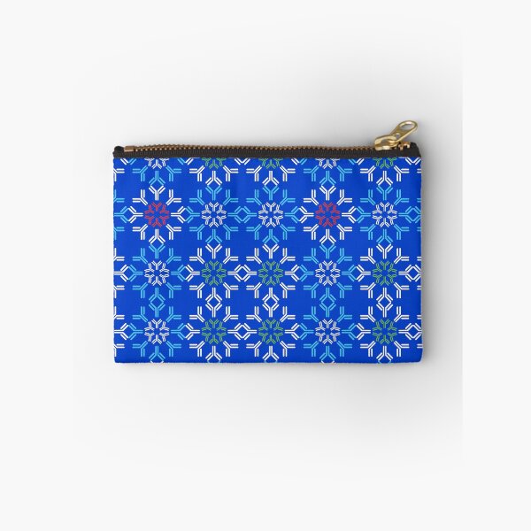 Item preview, Winter Antibody Mosaic Blue Background designed and sold by Artsy-Chemist.
