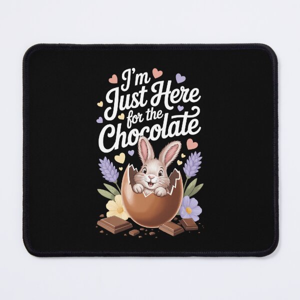 Item preview, Happy Easter Sunday I'm just here for the chocolate holiday designed and sold by HellD3vil-Art.