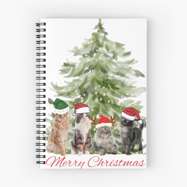 Item preview, Merry Christmas, Christmas humor, funny Christmas design, funny cats designed and sold by SofikoDesigns.