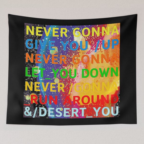 Item preview, Rick Astley Never Gonna Give You Up Poster designed and sold by johzenfra.