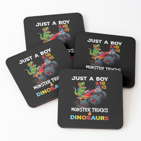 Item preview, Colorful T-Rex Monster Truck Boys T-Shirt designed and sold by LashondaGreen89.