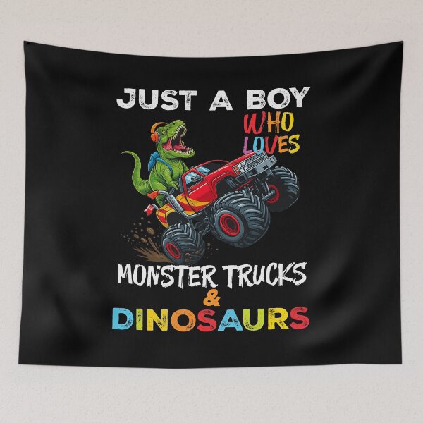 Item preview, Colorful T-Rex Monster Truck Boys T-Shirt designed and sold by LashondaGreen89.