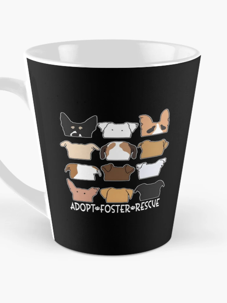 Aperçu 3 sur 4. Mug à café avec l'œuvre Foster Adopt Rescue créée et vendue par RoderickStout.