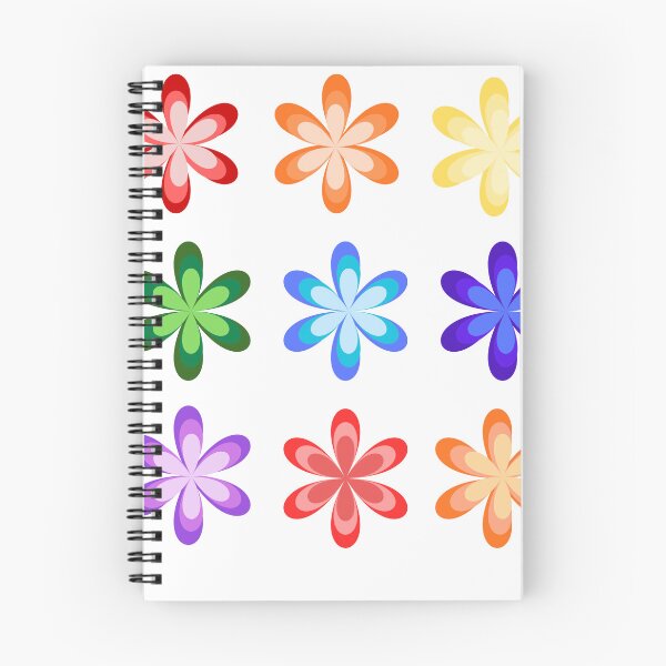 Item preview, Vibrant Rainbow Garden Blossoms designed and sold by kmorri13.