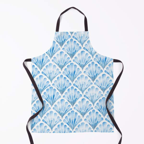 Item preview, Cobalt Blue Clam Shell Coastal Nautical Ocean Pattern designed and sold by KConfetti.