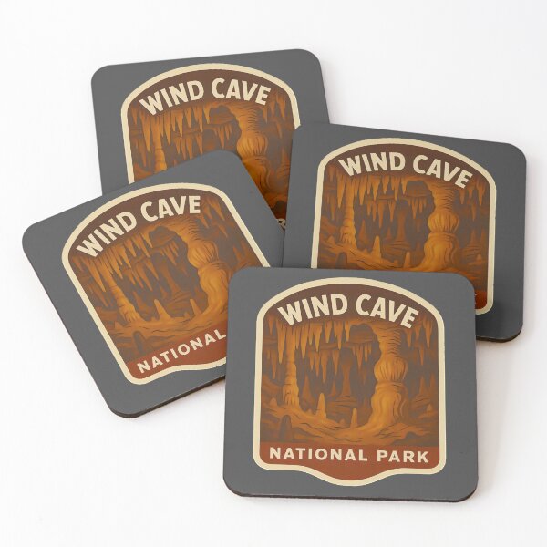 Item preview, Vintage American National Park Print: Wind Cave designed and sold by PinUpPizzazz.