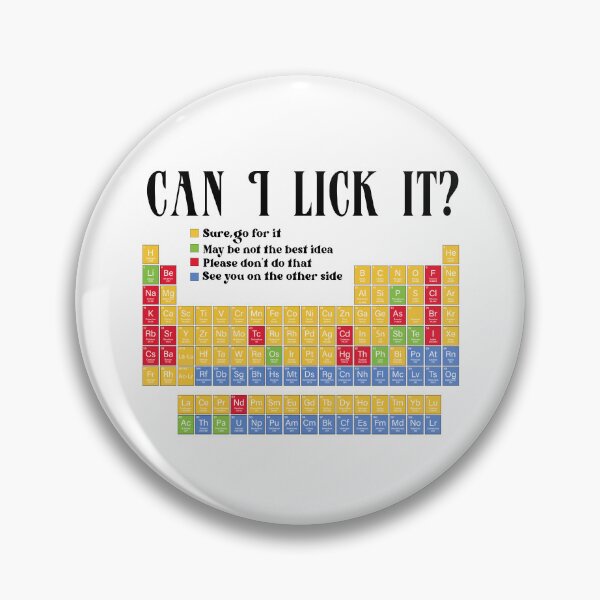 Item preview, Can I Lick It Periodic Table designed and sold by eroseaillustrat.