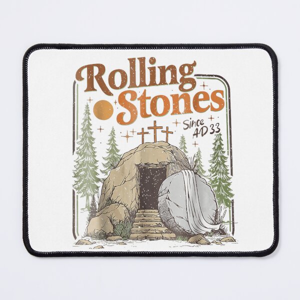 Item preview, Rolling Stones Since AD 33, Funny Christian Easter Resurrection Vintage Art designed and sold by GalenoHenley.
