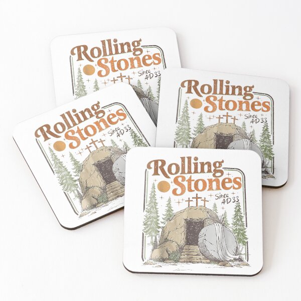 Item preview, Rolling Stones Since AD 33, Funny Christian Easter Resurrection Vintage Art designed and sold by GalenoHenley.