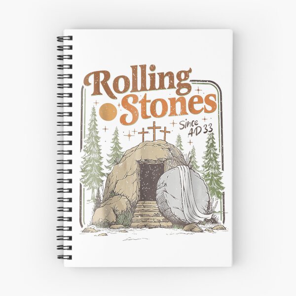 Item preview, Rolling Stones Since AD 33, Funny Christian Easter Resurrection Vintage Art designed and sold by GalenoHenley.