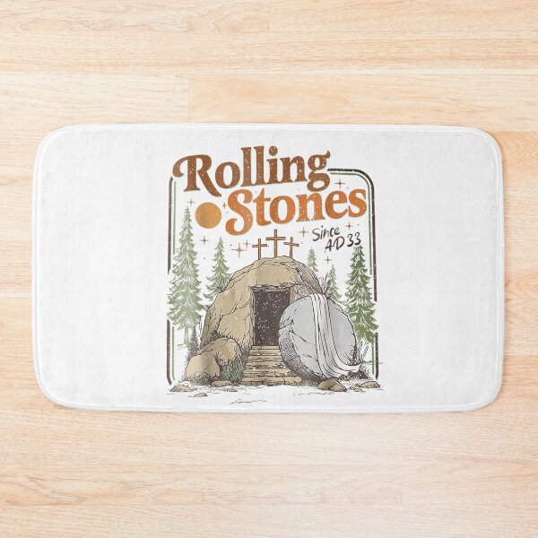 Item preview, Rolling Stones Since AD 33, Funny Christian Easter Resurrection Vintage Art designed and sold by GalenoHenley.