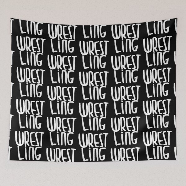 Item preview, Wrestling, handwritten, funny for wrestlers designed and sold by badlydrawnbabe.