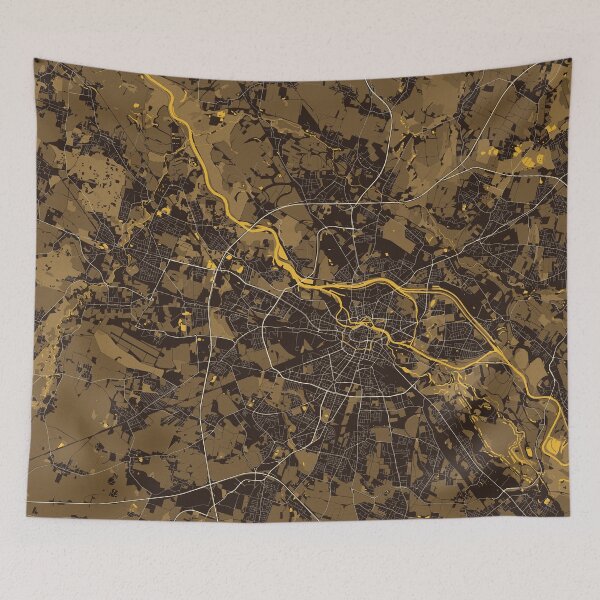 Item preview, Wrocław City Map of Poland - Pastel designed and sold by deMAP.
