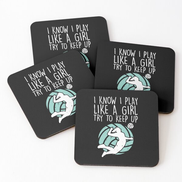 Item preview, Play Like a Girl Volleyball Spiker Tee designed and sold by LarryMBrown.