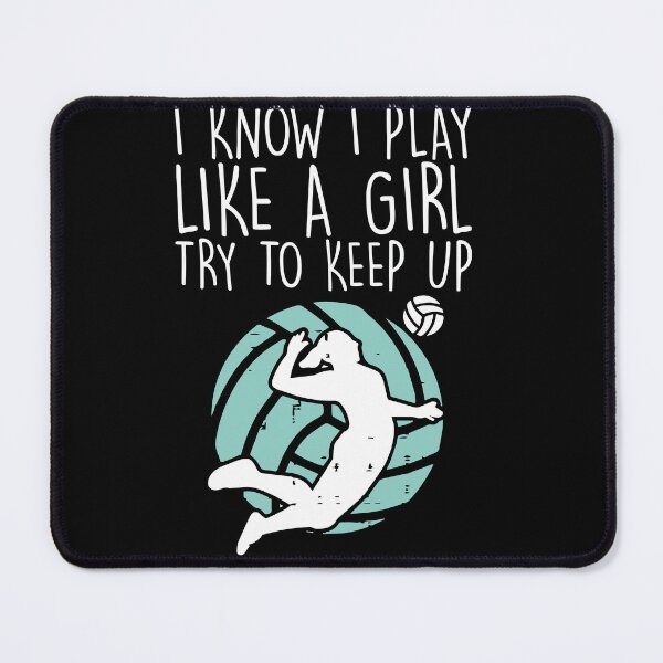 Item preview, Play Like a Girl Volleyball Spiker Tee designed and sold by LarryMBrown.