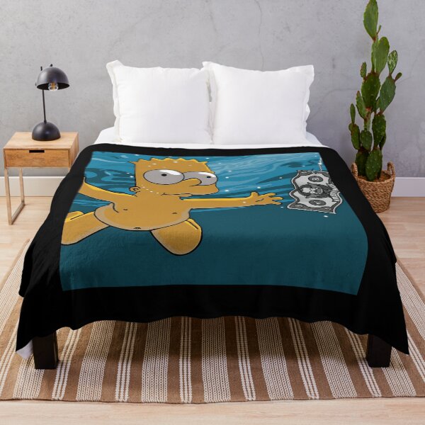 Item preview, Bart Simpson Chasing Money Nirvana Cover Album Cover designed and sold by TenisTiktok.