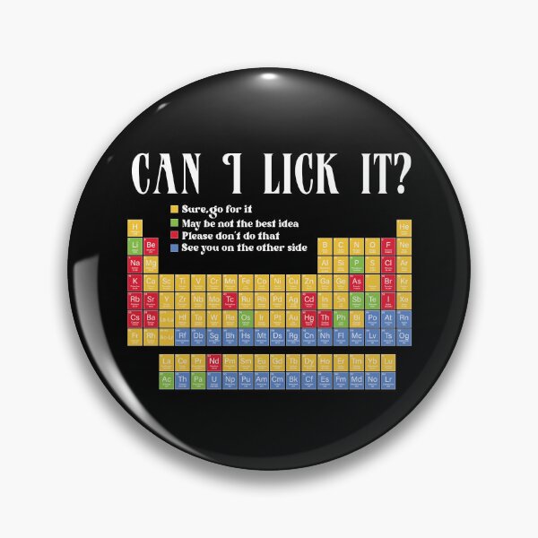 Item preview, Can I Lick It Periodic Table designed and sold by eroseaillustrat.