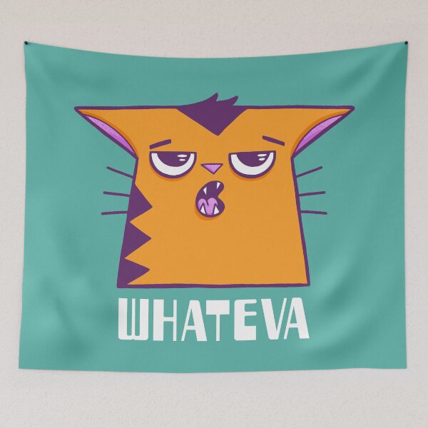 Item preview, What Eva - Cat Attitude designed and sold by monkeysoup.