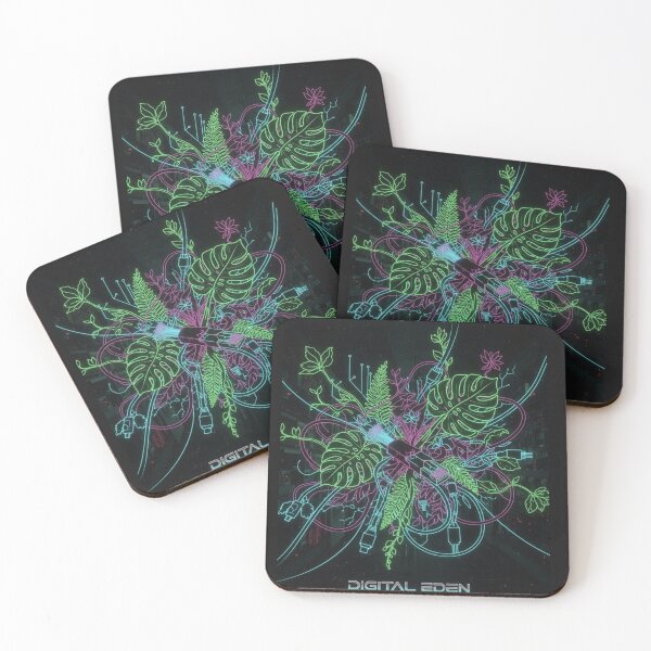 Item preview, Digital Eden: Neon Nature Rewired designed and sold by Vibepop.store.