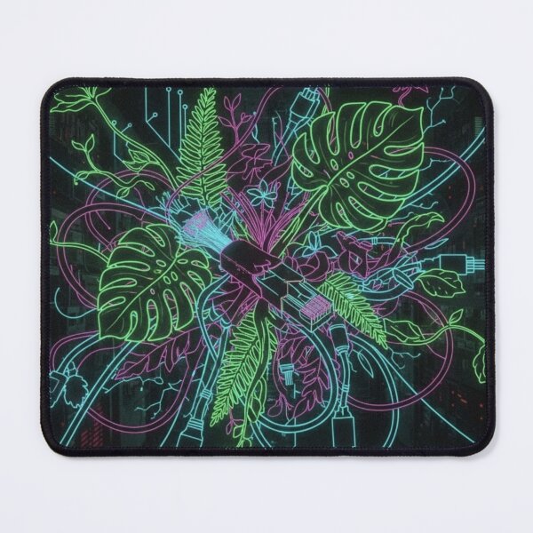 Item preview, Digital Eden: Neon Nature Rewired designed and sold by Vibepop.store.