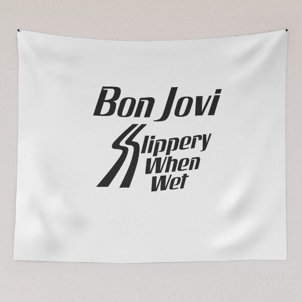 Item preview, Bon Jovi Slippery When Wet designed and sold by riecounrare1984.