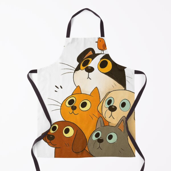 Item preview, Pandilla de Mascotas Curiosas: Perros y Gatos Mirando la Aventura designed and sold by norachiang.