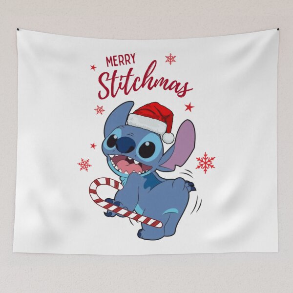 Item preview, Stitch Merry Stitchmas Cute Holiday Art – Festive Winter Design designed and sold by Justice Geovanni.