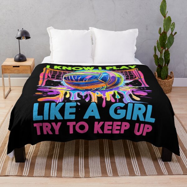 Item preview, Colorful Volleyball Like a Girl T-Shirt designed and sold by LarryMBrown.