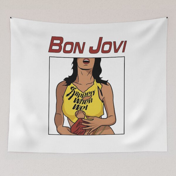 Item preview, Bon Jovi Slippery When Wet designed and sold by riecounrare1984.