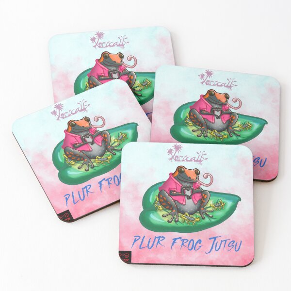 Item preview, Plur Frog Jutsu Official Album Cover Art designed and sold by Xerically.