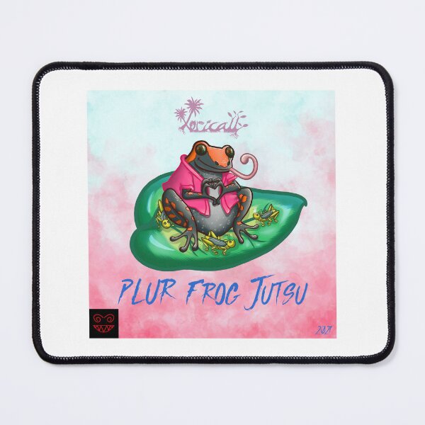 Item preview, Plur Frog Jutsu Official Album Cover Art designed and sold by Xerically.