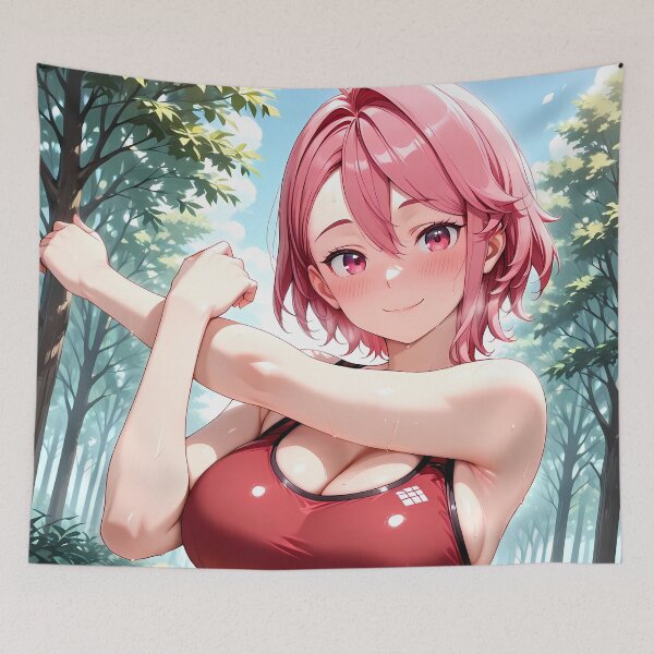 Item preview, Aira Shiratori Energetic Morning Stretch Workout Dandadan designed and sold by thedarvills.